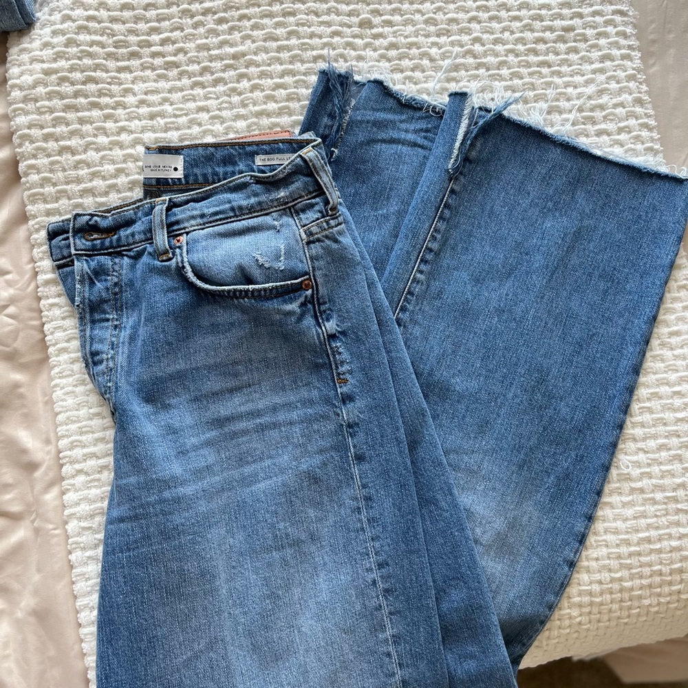 Zara The Boo Full Length High Waisted Vintage Jean